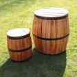 Beer Barrel Stool Natural Wood 38 x 32 cm (image for) Beer Barrel Stool Natural Wood 38 x 32 cm